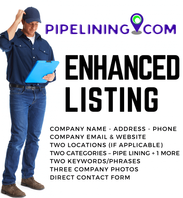 A description of PipeLining.com's Enhanced Listing for Contractors